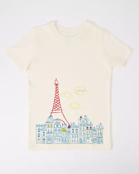 T-shirt enfant Toits de Paris - Boutique officielle de la tour Eiffel