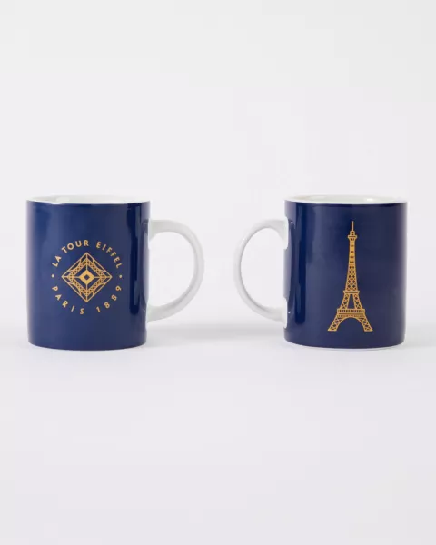 Navy Blue Eiffel Tower Mug from the Signature collection