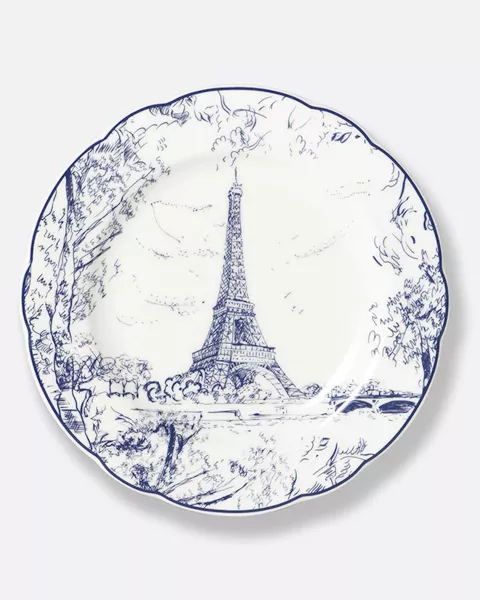 Boxed set 2 Bernardaud porcelain plates - Eiffel Tower Official Shop