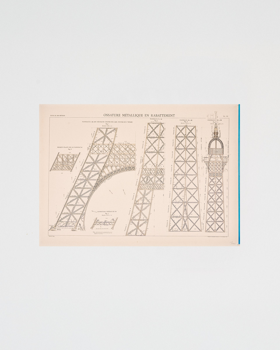 Structure Poster - Official Eiffel Tower Shop