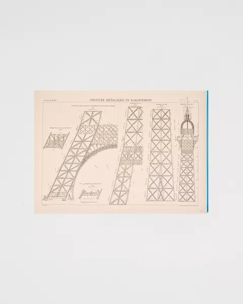 Structure Poster - Official Eiffel Tower Shop