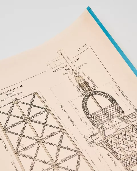 Structure Poster - Official Eiffel Tower Shop