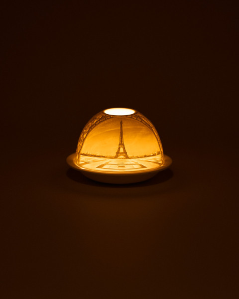 Led Porcelain Lithophane The Eiffel Tower Bernardaud