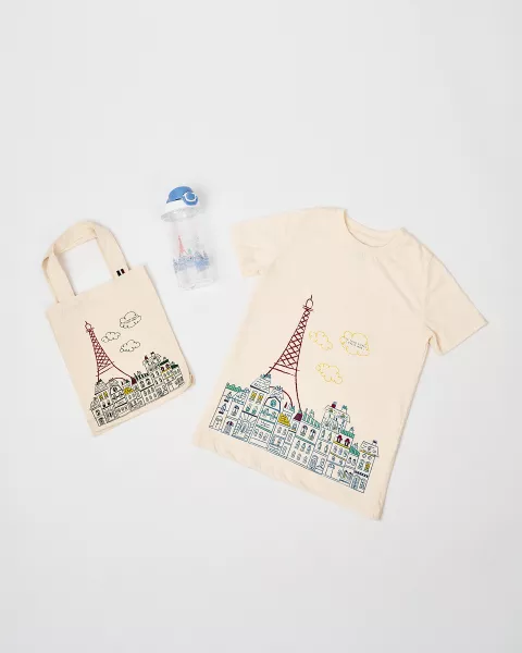 Mini Paris Rooftops Tote Bag - Official Eiffel Tower Store