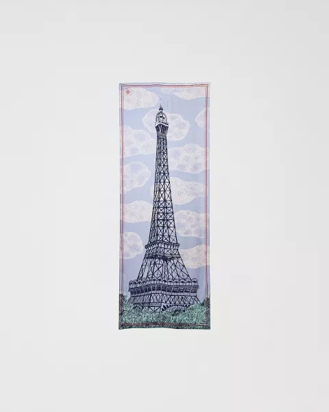 67x180cm Day Wool & Silk Stole - Eiffel Tower Shop