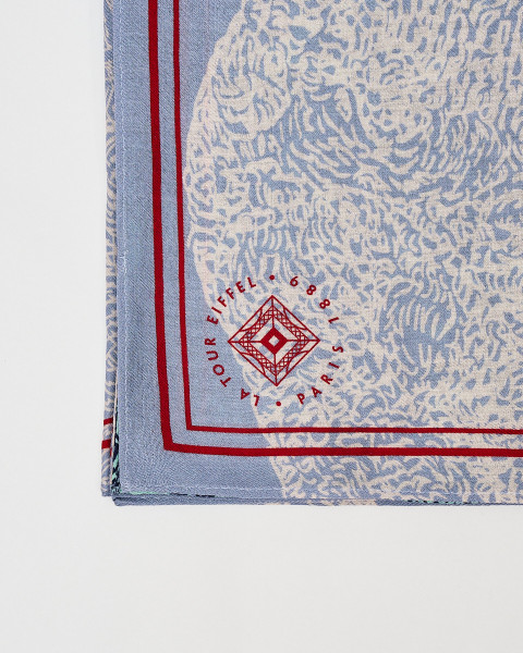 67x180cm Day Wool & Silk Stole - Eiffel Tower Shop