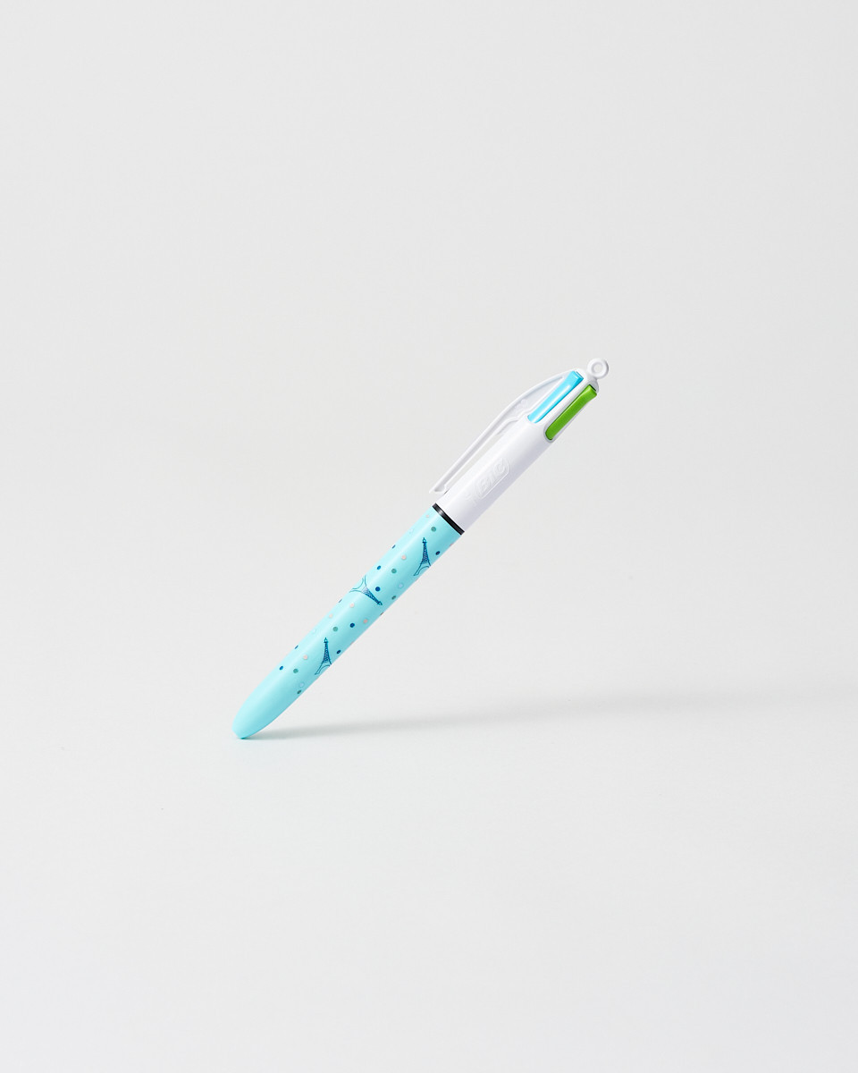 Pastel Blue BIC Pen - Official Eiffel Tower Shop