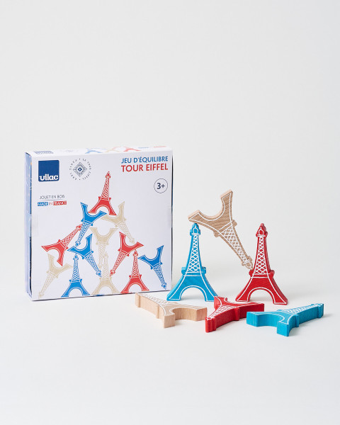 Jeu d'équilibre 12 pièces Multicolore - tour Eiffel