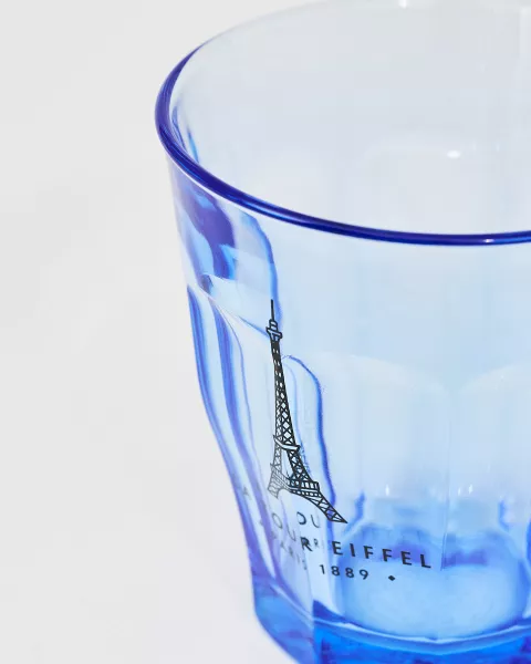 25cl Blue Glass - Official Eiffel Tower Shop