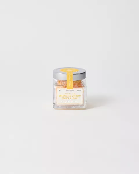 130g Orange & Lemon Candy Jar - Official Eiffel Tower Shop