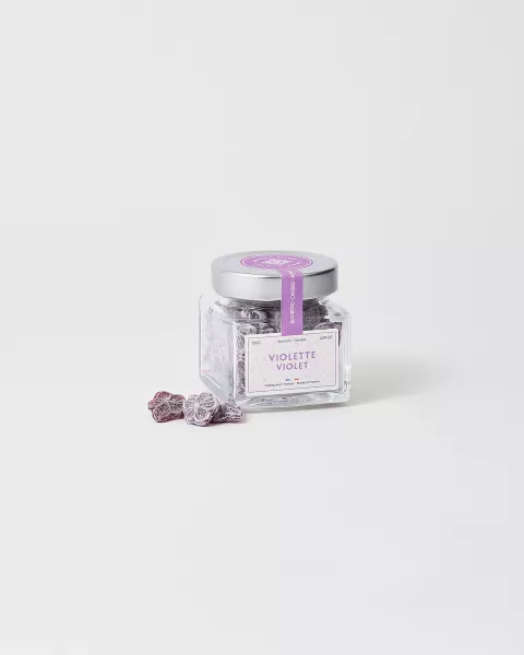 130g Violet Candy Jar - Official Eiffel Tower Shop
