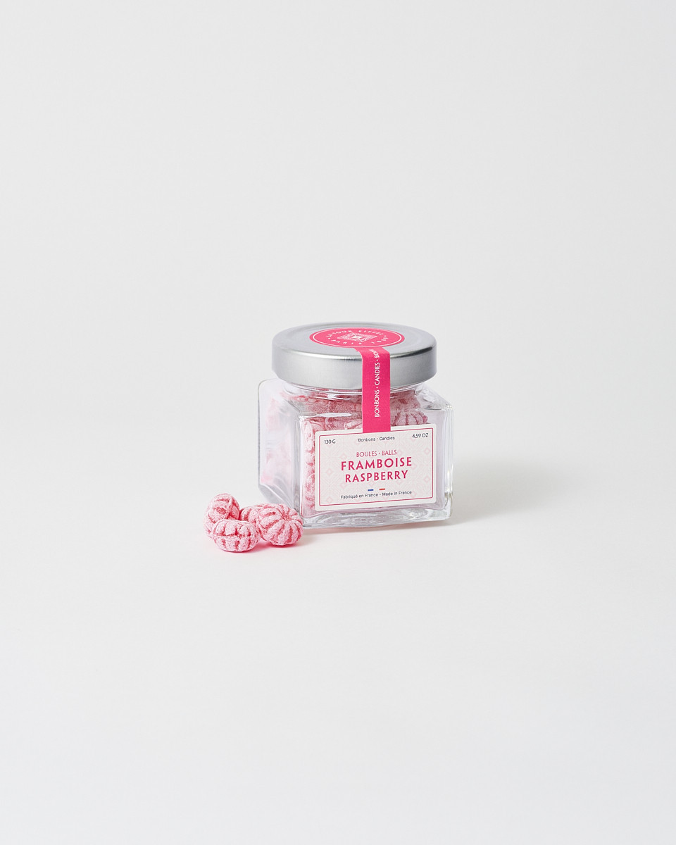 Pot de Bonbons 130g Framboise - Boutique tour Eiffel