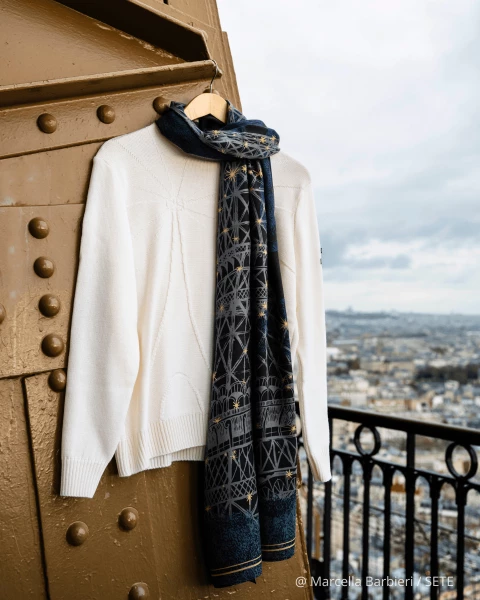 Pull Laine Blanc - Boutique Officielle de la tour Eiffel