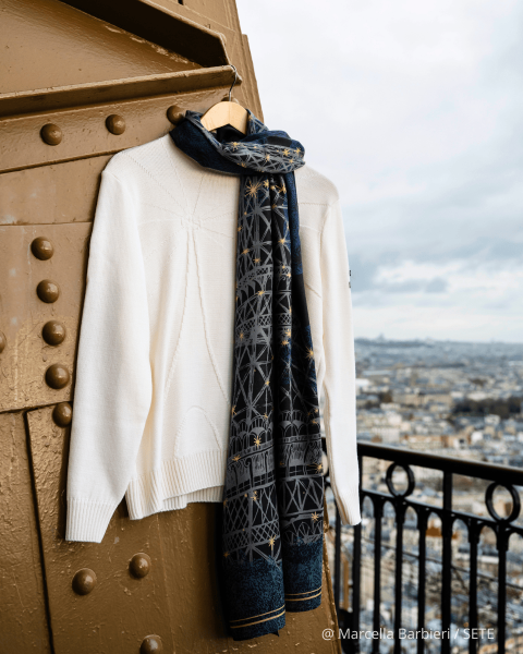 White Wool Sweater - Official Eiffel Tower Shop