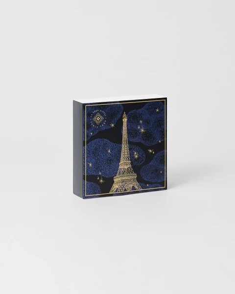 Night Blue Matchbox – Day & Night Collection - Eiffel Tower Shop