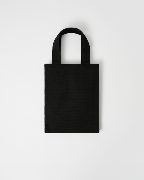 Mini tote bag Noche de algodón negro y azul - Boutique Torre Eiffel