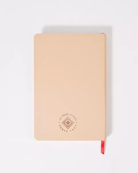 Pink A5 notebook with the Eiffel Tower - Official Eiffel Tower Store