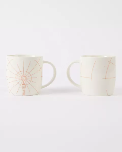 White Eiffel Tower Mug from the 330 Meters collection