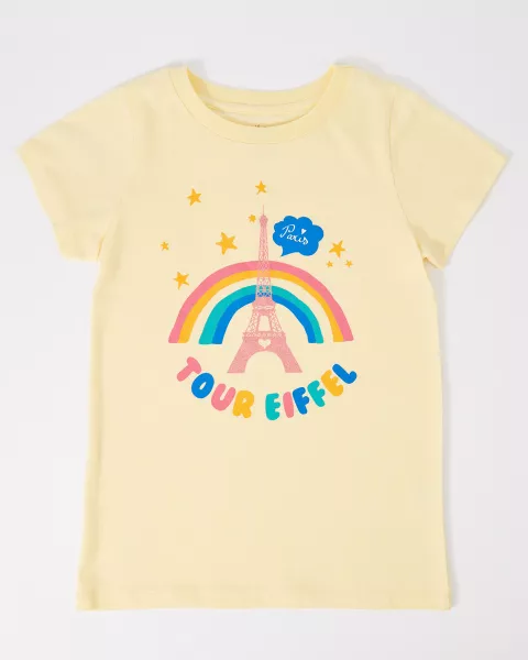 Rainbow Eiffel Tower Kids T-shirt - Official Eiffel Tower Store