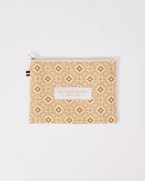 Blue Navy Clutch Bag - Official Eiffel Tower Store