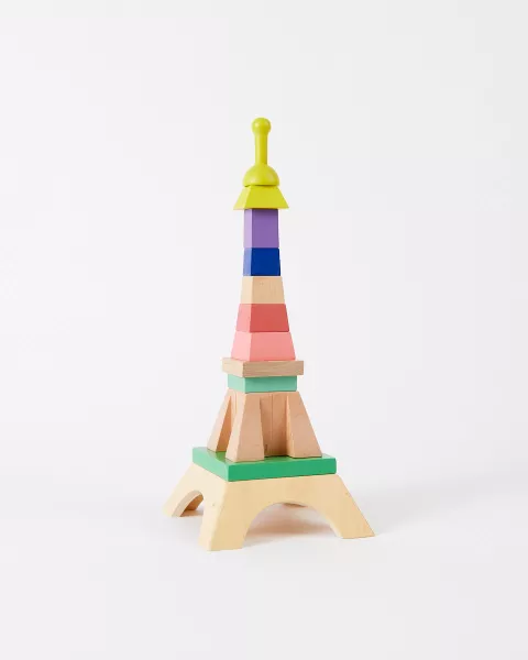 Stackable Wooden Eiffel Tower - VILAC